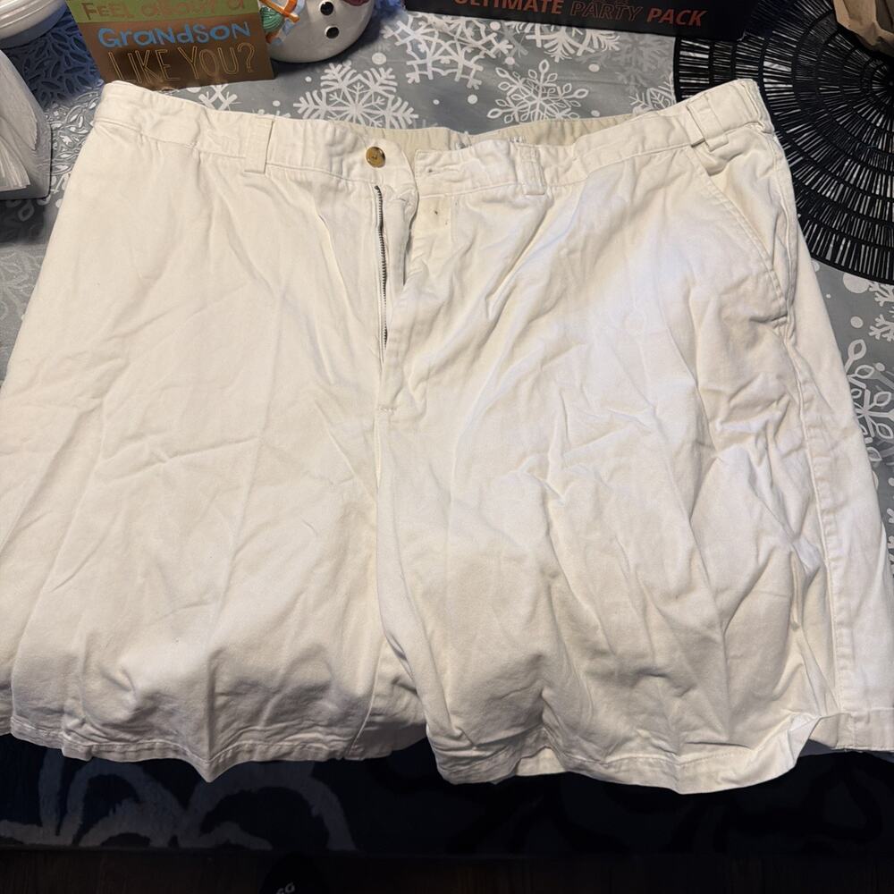 Geoffrey Beene Men’s W44 Shorts White